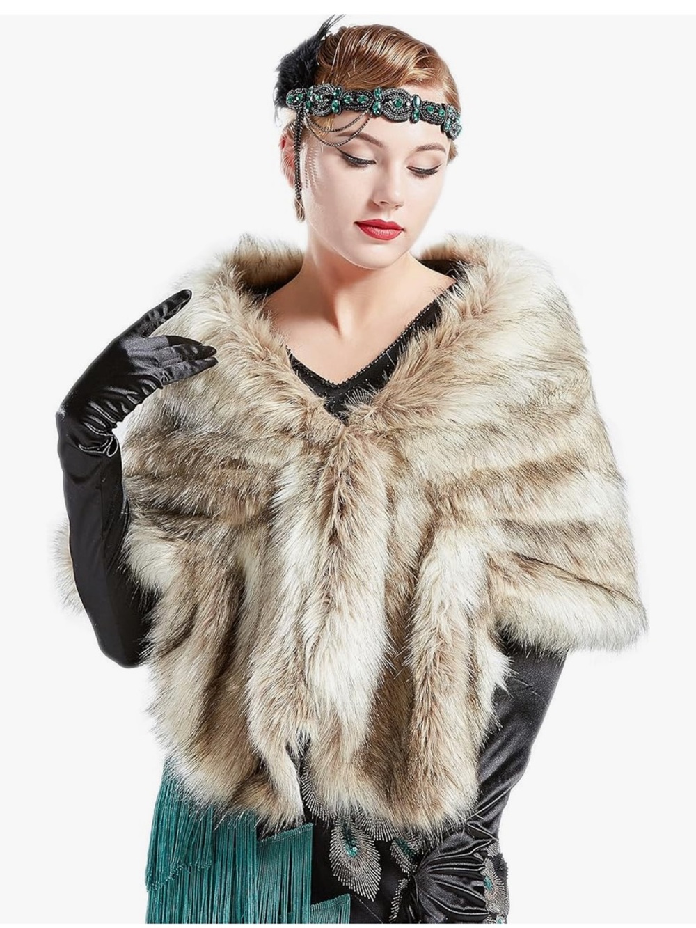 Faux Fur Stole